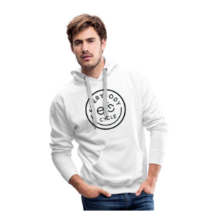 Points 245 - Mens White Hoodie